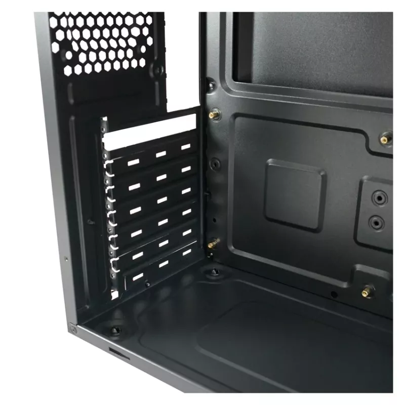 PC-kotelo LC-Power LC-7041B-ON Midi Tower musta