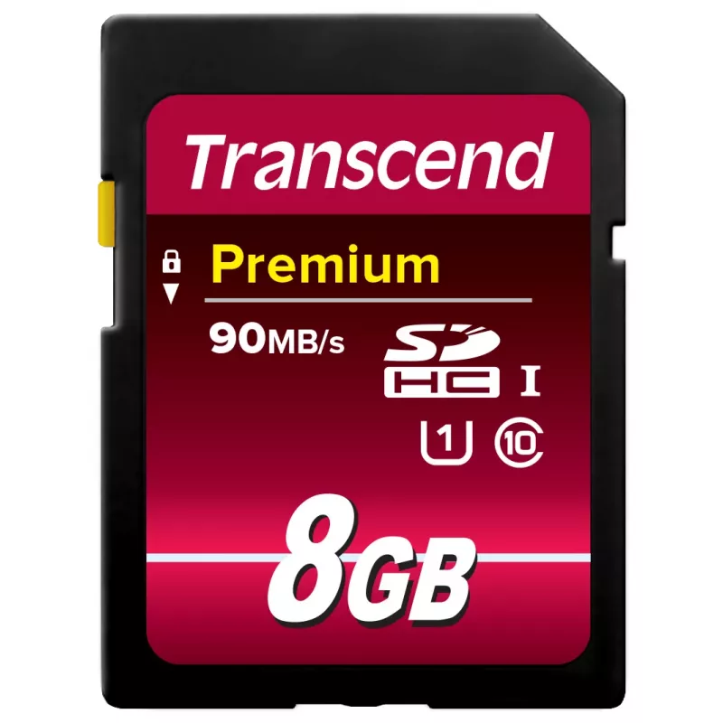 Flash-muisti Transcend 8GB SDHC Class 10 UHS-I TS8GSDU1