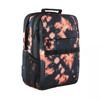 Vapaa-ajan reppu HP Campus XL Tie Dye reppu musta polyesteri