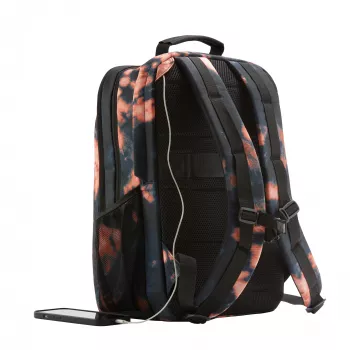 Vapaa-ajan reppu HP Campus XL Tie Dye reppu musta polyesteri