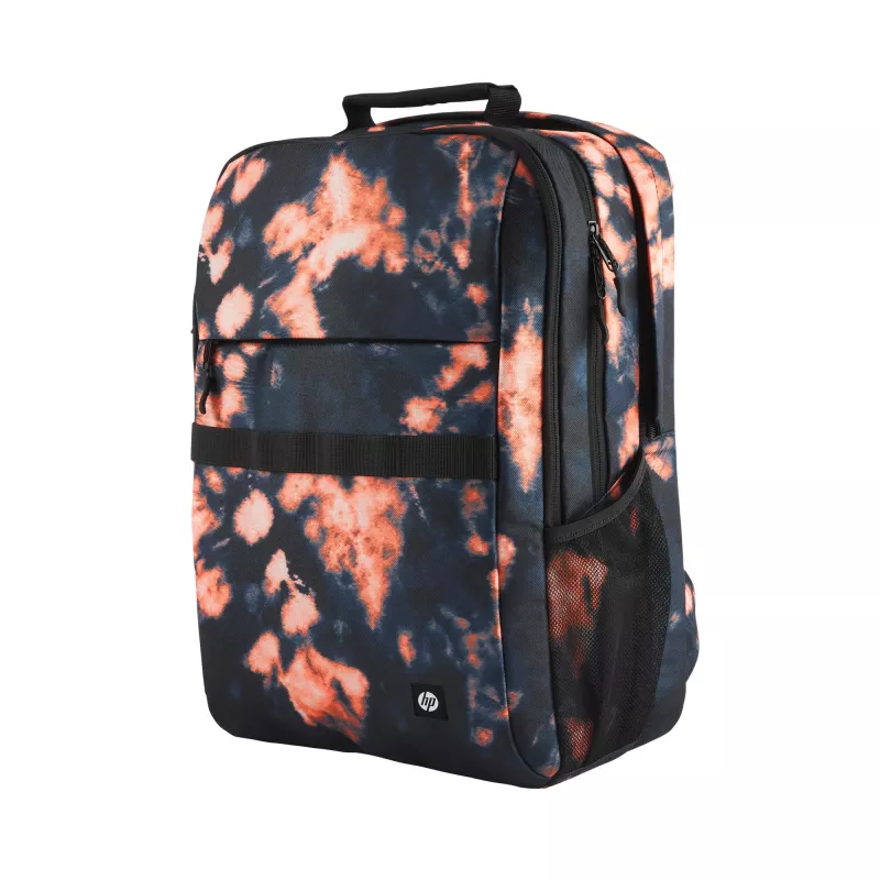 Vapaa-ajan reppu HP Campus XL Tie Dye reppu musta polyesteri