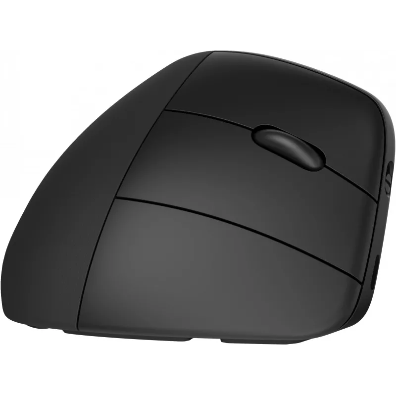 HP 920 ergonominen langaton hiiri, oikeakätinen, pystysuunnittelu, Bluetooth + USB Type-A, 4000 DPI, musta