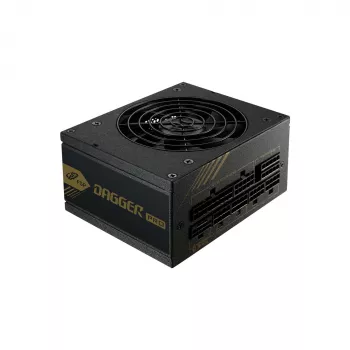 FSP DAGGER PRO 850W virtalähde SFX SFX3.3 musta, 850 W, 100 - 240 V, 50/60 Hz, 12-6 A, aktiivinen, 120 W