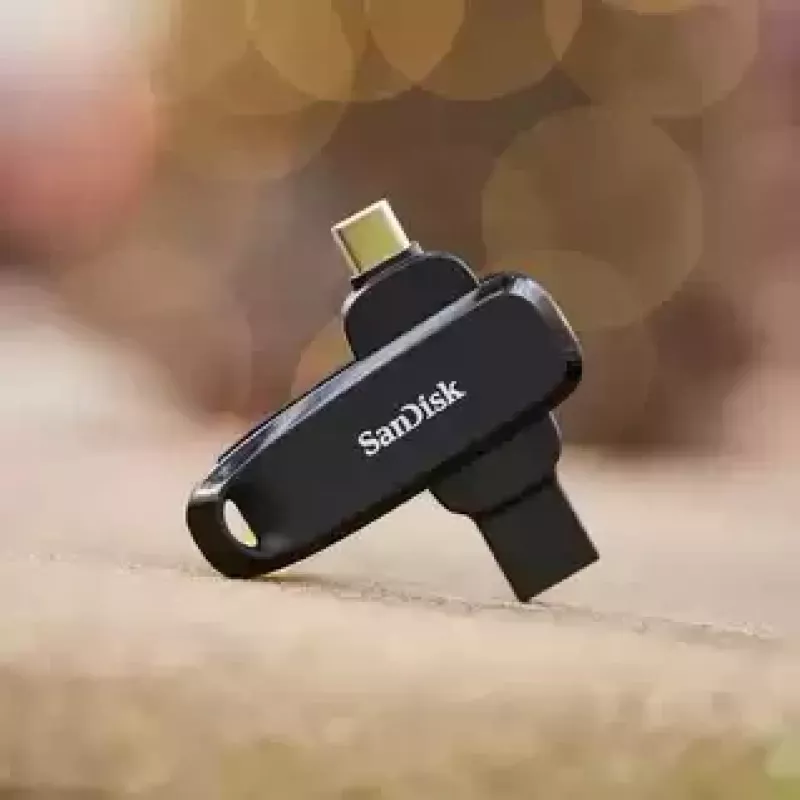 WESTERN DIGITAL SanDisk Phone Drive Androidille – 64-GB-US-muistitikku – USB-C/A 3.2 Gen 1 – musta
