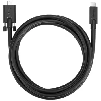 Targus ACC1122GLX USB-kaapeli USB 3.2 Gen 1 (3.1 Gen 1) 1,8 m USB-C musta