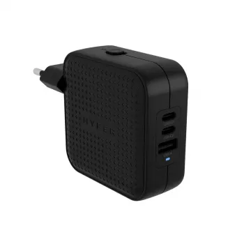 TARGUS Hyper Hyperjuice 70W USB-C GaN matkalaturi (3C+1A) - musta
