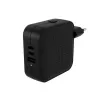 TARGUS Hyper Hyperjuice 70W USB-C GaN matkalaturi (3C+1A) - musta
