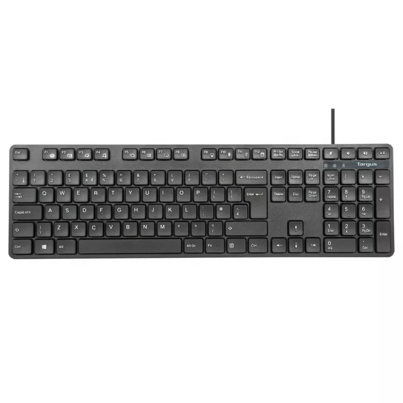 Targus AKM622ES näppäimistö ja hiiri yleismalli USB QWERTY espanja musta