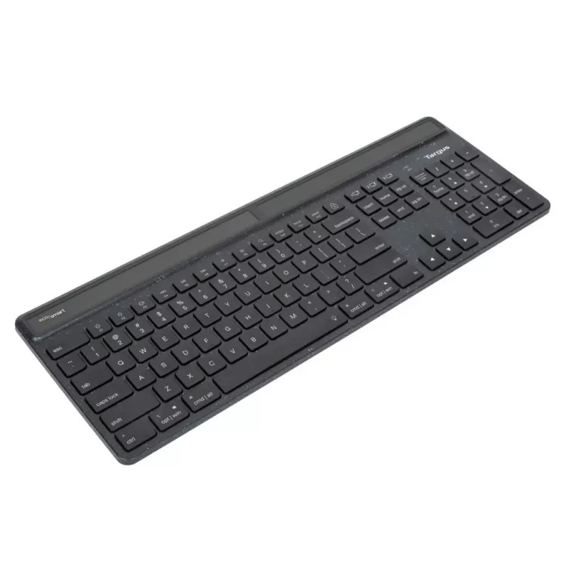 Targus Sustainable Energy Harvesting EcoSmart näppäimistö yleismalli Bluetooth QWERTY pohjoismainen musta