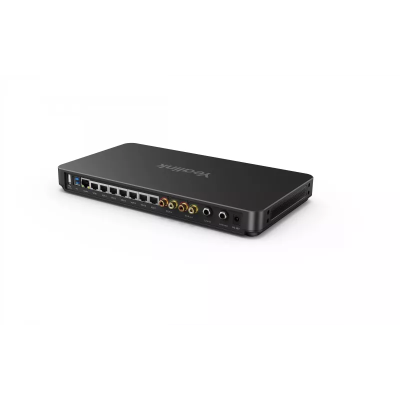 Yealink AVHub 1306011 ääni- ja videohubi, 6,3 mm / RCA -kaiuttimen liitäntä, 6,3 mm linjatulo ja -lähtö, musta