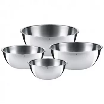 WMF 0645709990 -kulhojen setti pyöreä ruostumaton teräs 4 kpl