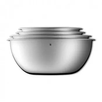 WMF 0645709990 -kulhojen setti pyöreä ruostumaton teräs 4 kpl