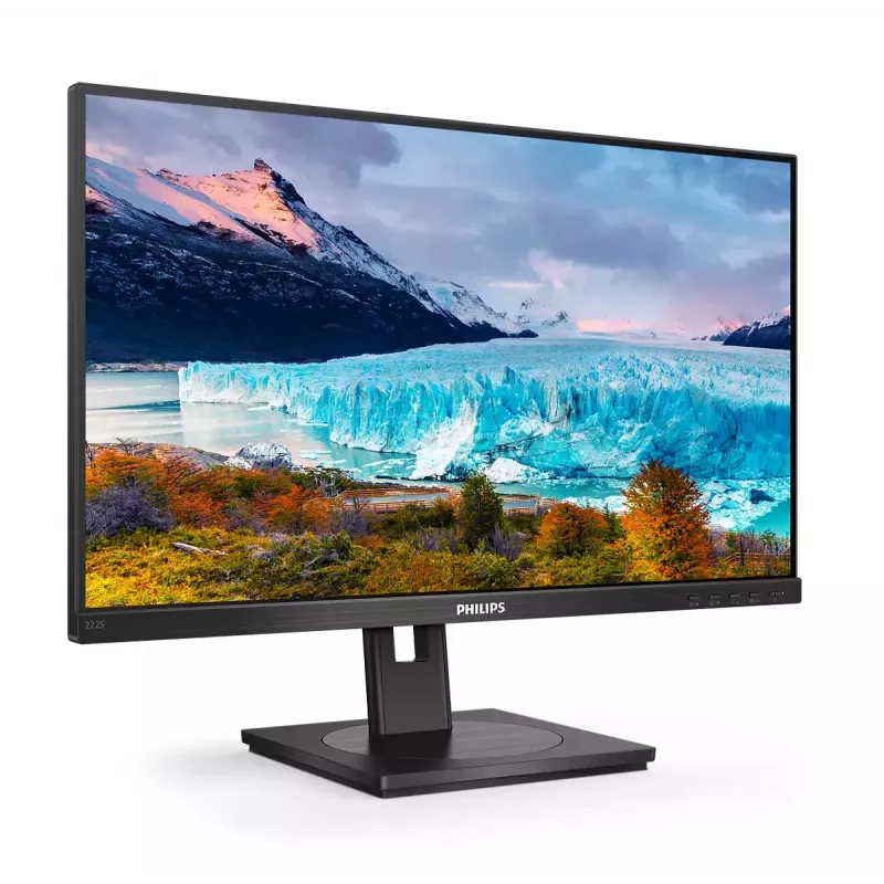Philips S Line 222S1AE/00 -tietokonenäyttö 54,6 cm (21,5 inch) 1920 x 1080 pikseliä Full HD LCD musta