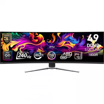 MSI MPG 491CQPXDE QD-OLED -tietokonenäyttö 124,5 cm (49