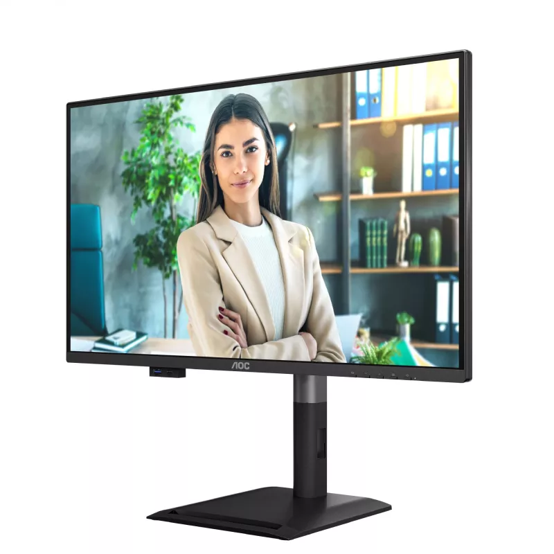 AOC Q27P4U -tietokonenäyttö 68,6 cm (27 inch) 2560 x 1440 pikseliä Wide Quad HD musta