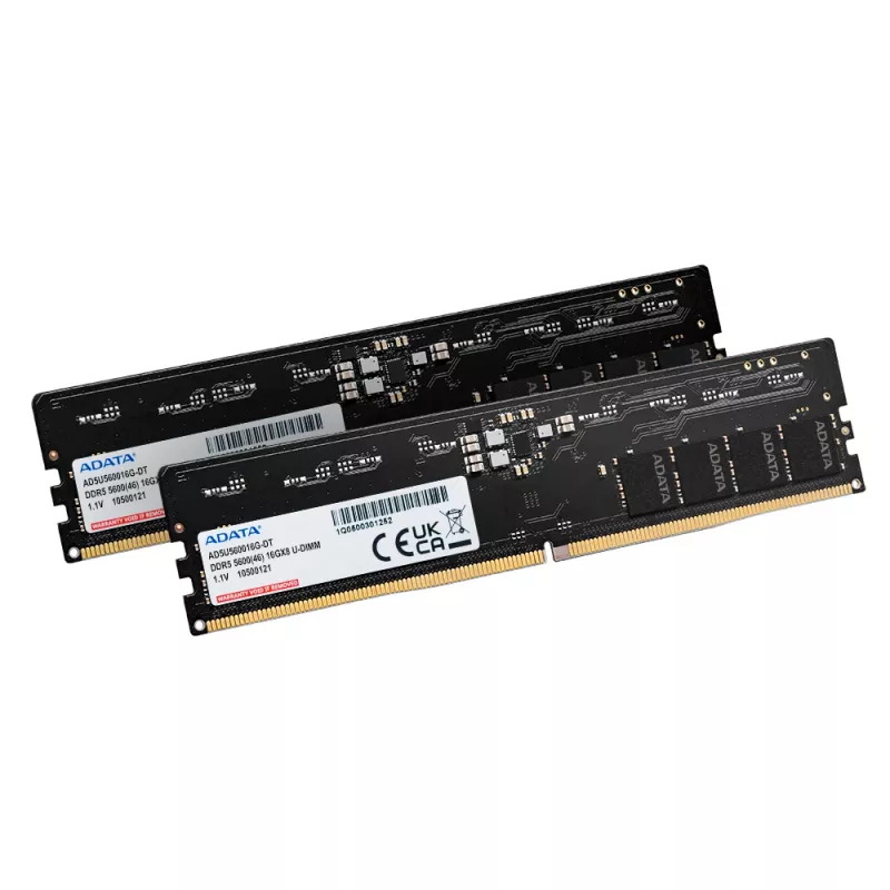 ADATA AD5U560032G-DT muistimoduuli 64 GB 2 x 32 GB DDR5 288-Pin DIMM