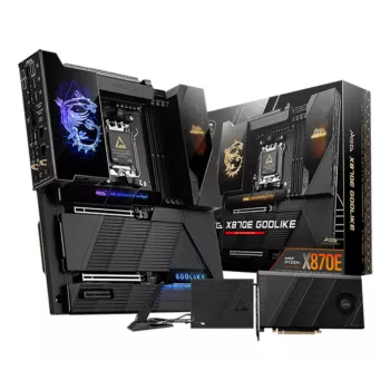 Emolevy MSI MEG X870E GODLIKE — X870E-piirisarja, AM5-kanta, ATX, DDR5-tuki