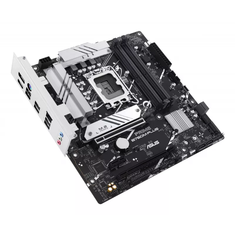 Emolevy ASUS PRIME B760M-PLUS — Intel B760, LGA 1700, micro-ATX, DDR5, 4 DIMM, 192 GB, 2,5 Gb LAN, 2x M.2