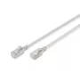 DIGITUS ohut verkkokaapeli - CAT6A - F-FTP - 50 cm - harmaa