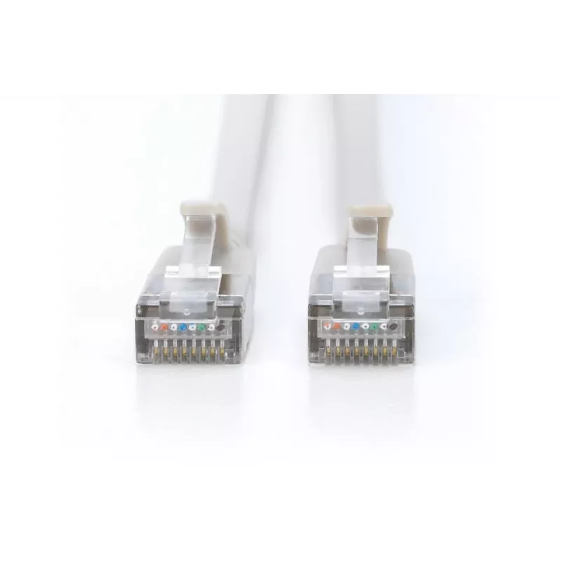 DIGITUS ohut verkkokaapeli - CAT6A - F-FTP - 50 cm - harmaa