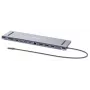 Telakka/keskitin Manhattan USB-C 10 porttia 4K 60Hz Power Delivery