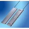 Telakka/keskitin Manhattan USB-C 10 porttia 4K 60Hz Power Delivery