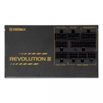 ENERMAX virtalähde Revolution III 850 Watt 80 Plus Gold täysmodulaarinen ATX 3.1