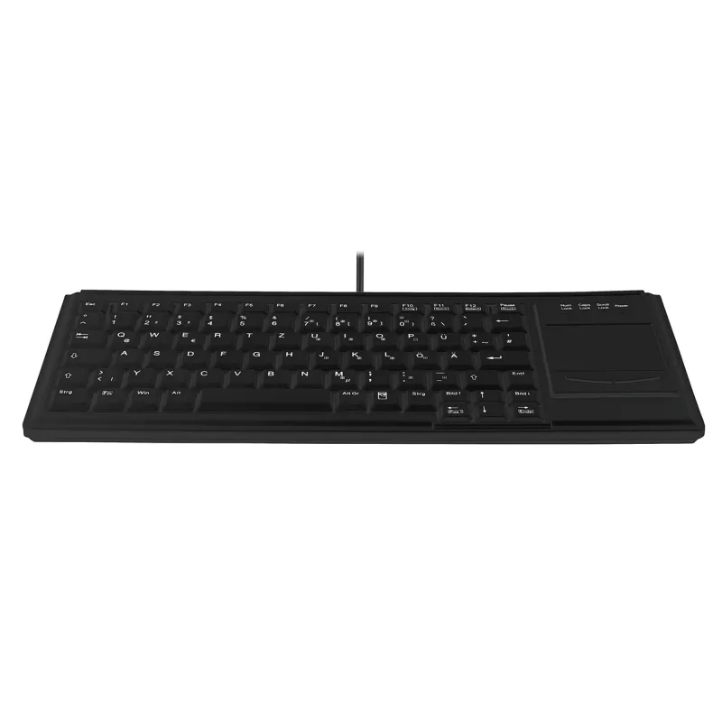 Contour Design Active Key Contour Industrial Keyboard IP68 Touchpad Mini langaton musta DE 4400