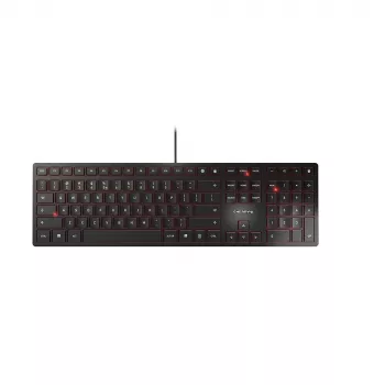 CHERRY KC 6000 ohut näppäimistö yleiskäyttöön USB US English musta