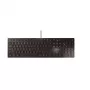 CHERRY KC 6000 ohut näppäimistö yleiskäyttöön USB US English musta