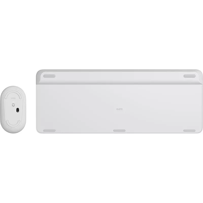 LOGITECH ohut langaton näppäimistö- ja hiirisarja Mk470 - offwhite - Qwerty US/international