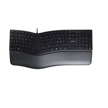 CHERRY KC 4500 ERGO näppäimistö toimisto USB QWERTZ sveitsinsaksa musta