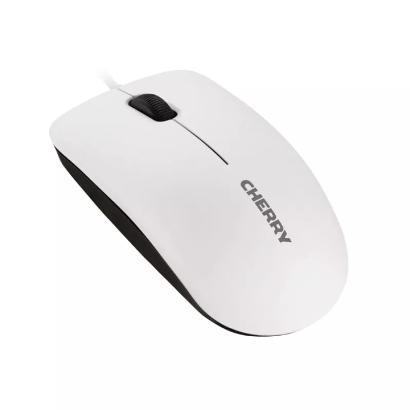 CHERRY MC 1000 kaapelihiiri, vaaleanharmaa, USB, molempikätinen, optinen, USB Type-A, 1200 DPI, harmaa