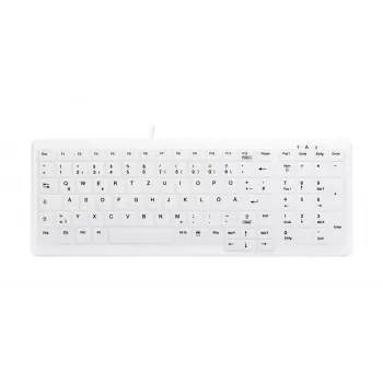Contour Design Active Key Contour ClassicClean Medical Keyboard irrotettava kansi kompakti johdollinen valkoinen DE C7000