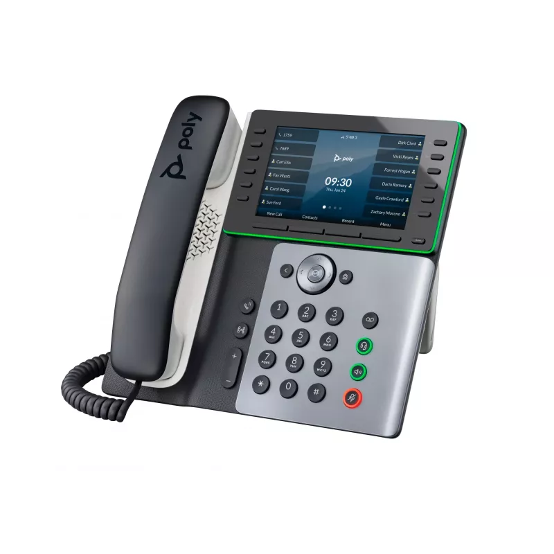HP Poly Edge E550 IP-puhelin ja PoE-tuki, IPS, 800 x 480 pikseliä, 5:3, WPA2-Enterprise, EAP-TLS, HTTPS, ENERGY STAR, EAC, RoHS, Federal Communications Commission (FCC), CE