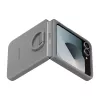 Samsung EF-PF741TJEGWW silikonikuori sormuksella Galaxy Z Flip6 -puhelimeen, harmaa