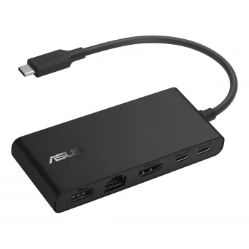 ASUS Dual 4K USB-C -telakka DC201 johdollinen USB 3.2 Gen 2 (3.1 Gen 2) Type-C musta