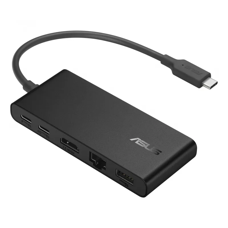 ASUS Dual 4K USB-C -telakka DC201 johdollinen USB 3.2 Gen 2 (3.1 Gen 2) Type-C musta