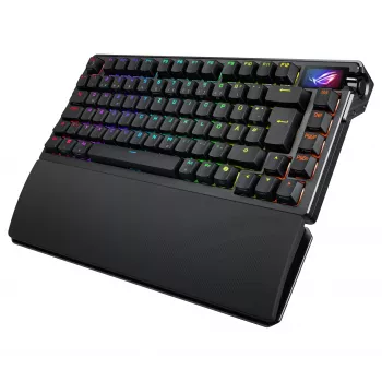 ASUS ROG Azoth Extreme näppäimistö pelaaminen USB + RF langaton + Bluetooth QWERTZ musta