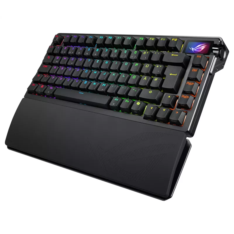 ASUS ROG Azoth Extreme näppäimistö pelaaminen USB + RF langaton + Bluetooth QWERTZ musta