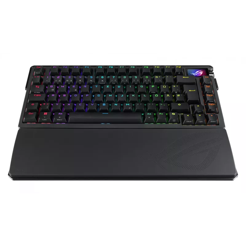 ASUS ROG Azoth Extreme näppäimistö pelaaminen USB + RF langaton + Bluetooth QWERTZ musta