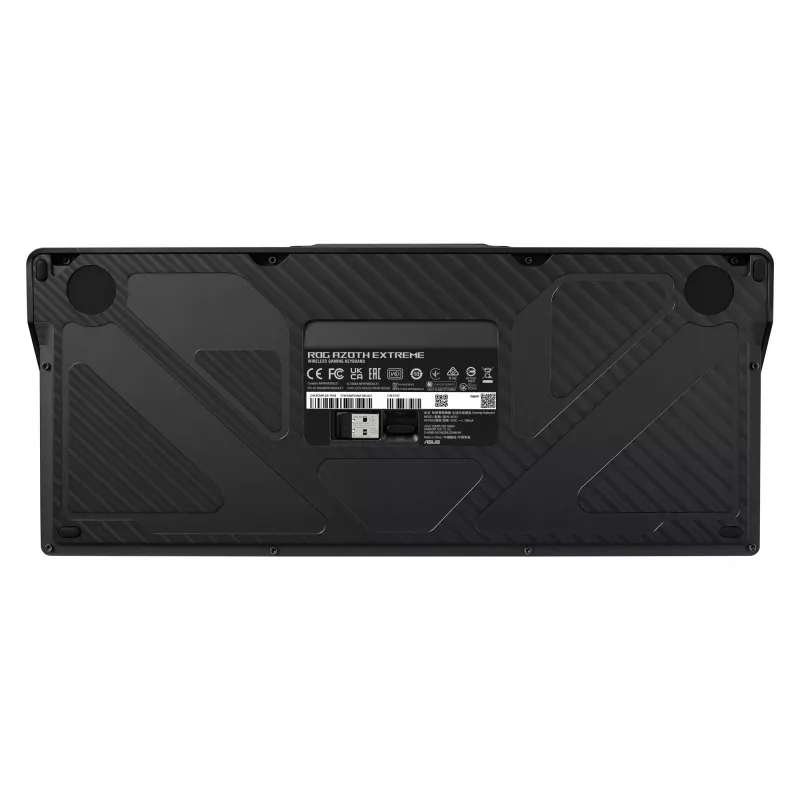 ASUS ROG Azoth Extreme näppäimistö pelaaminen USB + RF langaton + Bluetooth QWERTZ musta