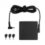 Virtalähde ASUS U90W-01 (ADP-90LE B) 90W, 100–240V tulo, passiivinen jäähdytys, 75×75 mm, 0,16 m kaapeli, musta