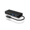 ICY BOX IB-HUB1426-CPD USB 3.2 Gen 1 (3.1 Gen 1) Type-C 5000 Mbit/s musta