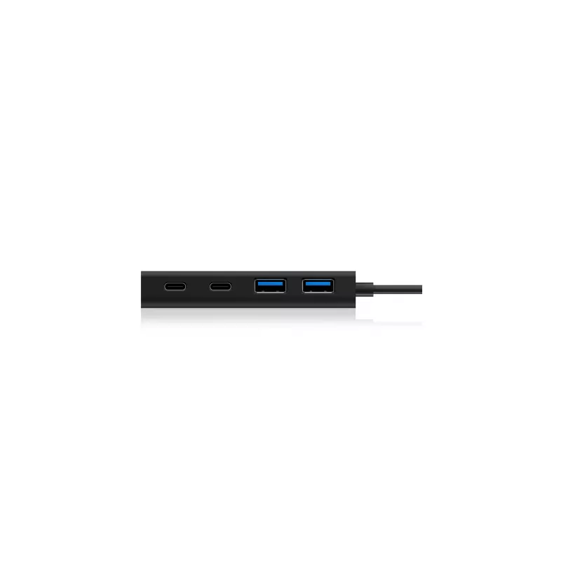 ICY BOX IB-HUB1426-CPD USB 3.2 Gen 1 (3.1 Gen 1) Type-C 5000 Mbit/s musta
