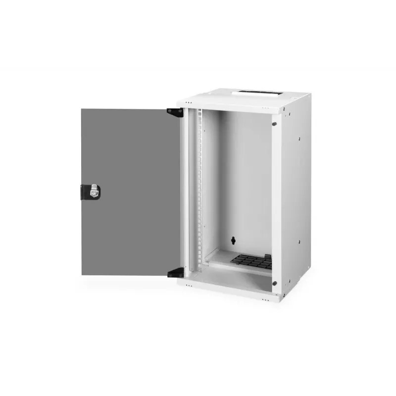 DIGITUS 10IN 12U seinäasennuskaappi - SOHO PRO 595 x 315 x 300 mm harmaa