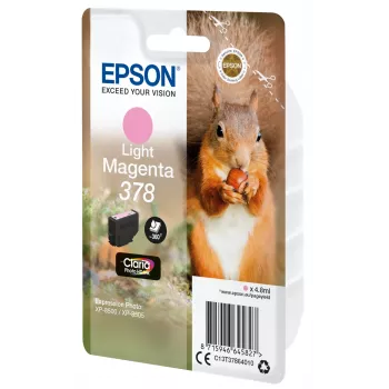 Epson Squirrel yksittäispakkaus vaaleanmagenta 378 Claria Photo HD -muste