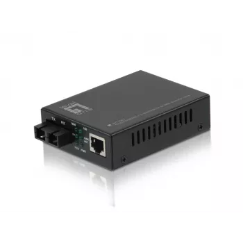 LevelOne RJ45 - SC Gigabit -mediakonvertteri, monimuotokuitu, 550 m