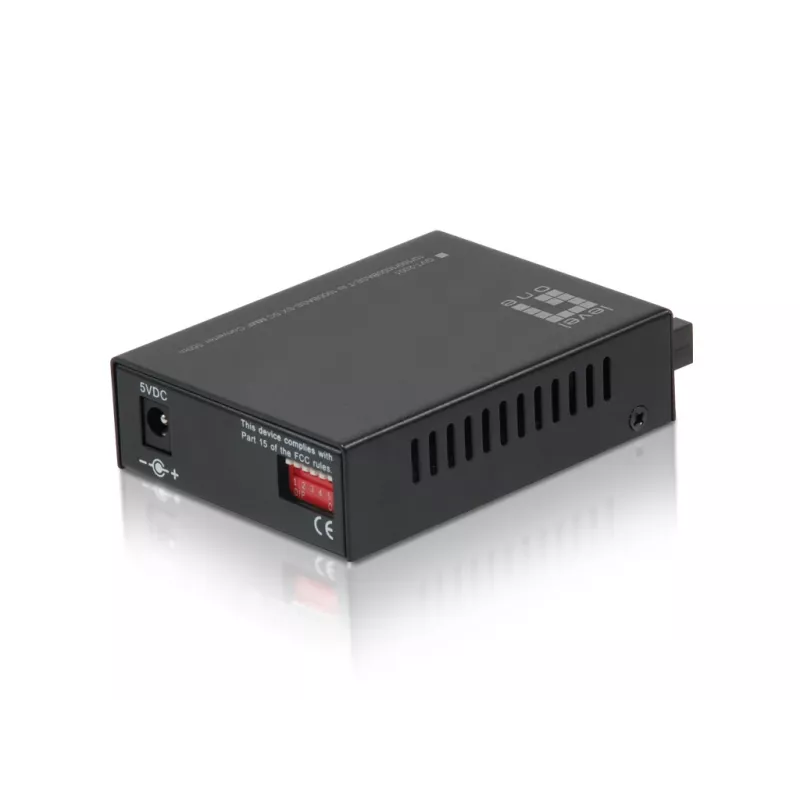 LevelOne RJ45 - SC Gigabit -mediakonvertteri, monimuotokuitu, 550 m