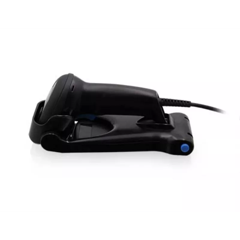 DATALOGIC QuickScan Lite 2500 2D-kuvauslaite-sarja spiraalikaapelilla USB + jalusta musta